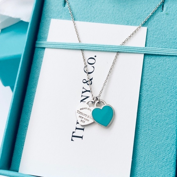 Tiffany & Co. Jewelry - Authentic Tiffany & Co. Return to Tiffany Mini Hearts Necklace - 18”